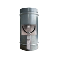 Дроссель-клапан круглый под электропривод (оц. сталь) d400