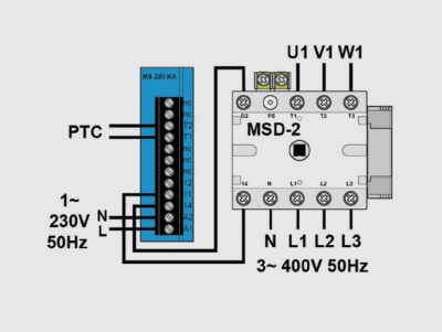 Тепловая защита электродвигателя Soler & Palau MSK EX