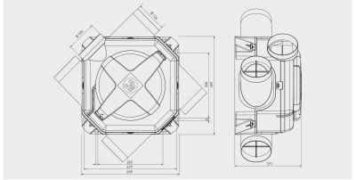 Мультизональный канальный вентилятор Soler Palau OZEO E ECOWATT CONTROL CO2 Мультизональный канальный вентилятор Soler Palau OZEO E ECOWATT CONTROL CO2