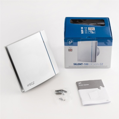 Вытяжной вентилятор Soler Palau SILENT-100 CZ SILVER DESIGN  Вытяжной вентилятор Soler Palau SILENT-100 CZ SILVER DESIGN