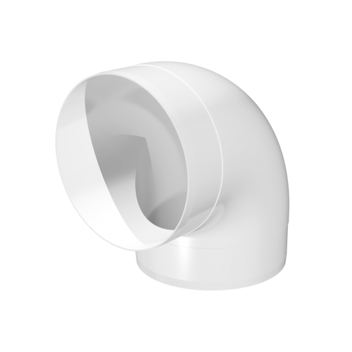 Отвод 90º круглый (пластиковый) ЭРА 10ККП (100 мм)