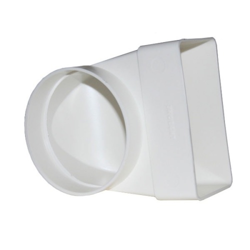 Переход ПВХ с поворотом на 90гр.(100/204х60)