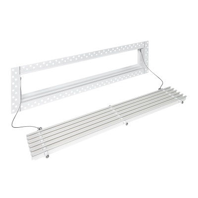 Вентиляционная решетка Brofer FUTURE 15 белая (600x100 мм) Вентиляционная решетка Brofer FUTURE 15 белая (600x100 мм)