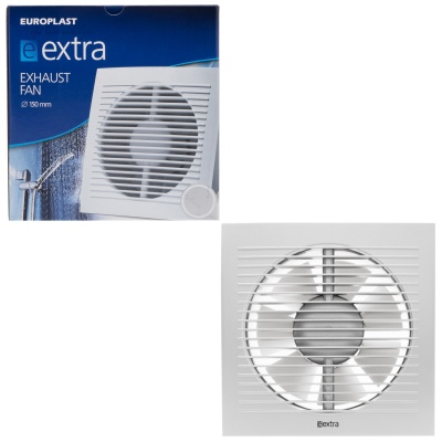 Накладной вентилятор Europlast EE150S серебро