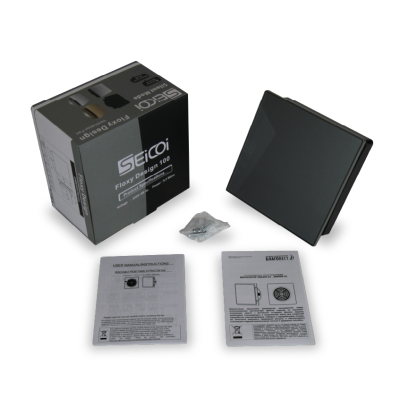 Накладной вентилятор Seicoi Floxy Design 100 Grey Glass SMAD04-01G