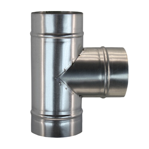 Тройник круглый (оц. сталь) d100/100/100 Тройник круглый (оц. сталь) d100/100/100