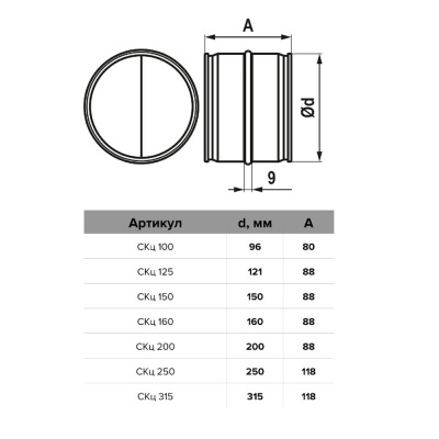 Обратный клапан ЭРА СКц-315