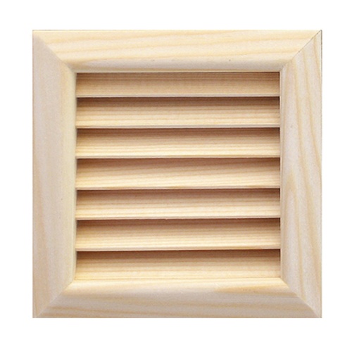 Деревянная вентиляционная решетка, дугласова пихта 112x112