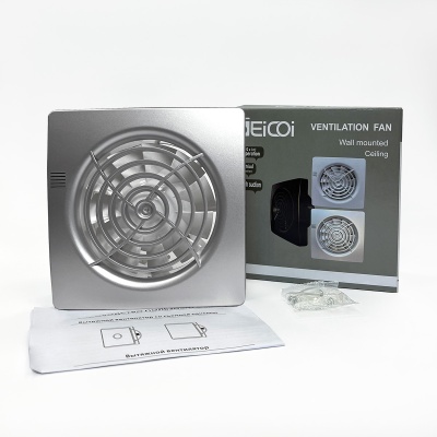 Накладной тонкий вентилятор Seicoi SMPS04-01 Silver Накладной тонкий вентилятор Seicoi SMPS04-01 Silver
