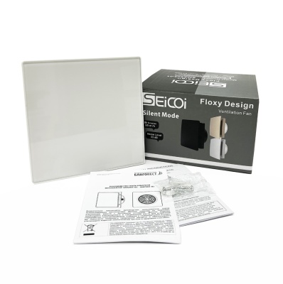 Вытяжной вентилятор Seicoi Floxy Design 100 White glass (SMAD04-01G-W) Вытяжной вентилятор Seicoi Floxy Design 100 White glass (SMAD04-01G-W)