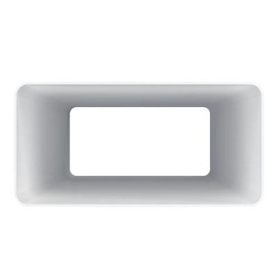 Воздуховод для кухни плоский пластиковый ЭРА 922ВП1,5 (220х90 мм/1,5 м)