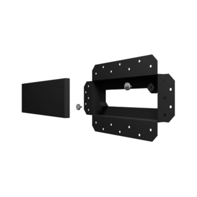 Вентиляционная решетка ERA 2510SGR 250x100 Matt black