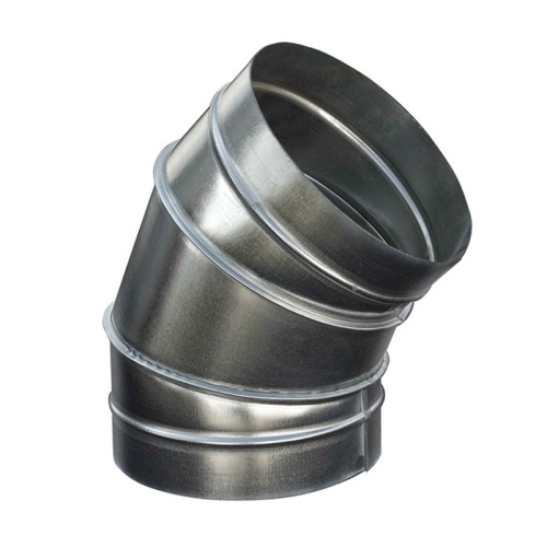 Отвод 45° круглый (оц. сталь) (250 мм)