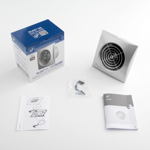 Накладной вентилятор Soler Palau SILENT-100 CRZ SILVER