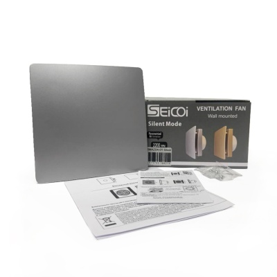 Накладной вентилятор Seicoi Floxy Design 100 Silver (SMAZ04-01 silver) Накладной вентилятор Seicoi Floxy Design 100 Silver (SMAZ04-01 silver)
