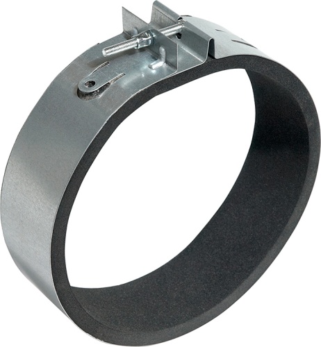 Крепежный хомут быстросъемный, с уплотнителем 125 