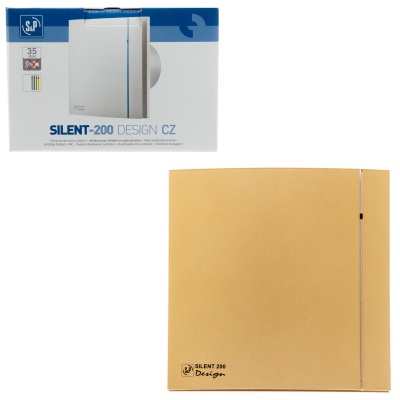 Вентилятор с обратным клапаном Soler Palau SILENT-200 CZ GOLD DESIGN 4C